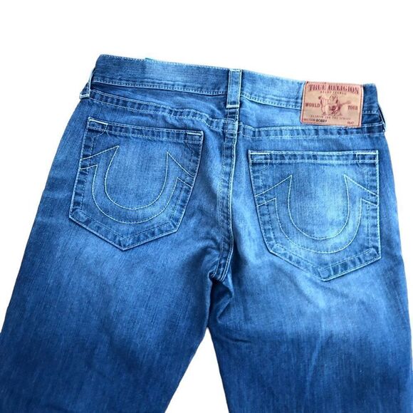Vintage True Religion Jeans Size 34 BOBBY Blue - Picture 9 of 10